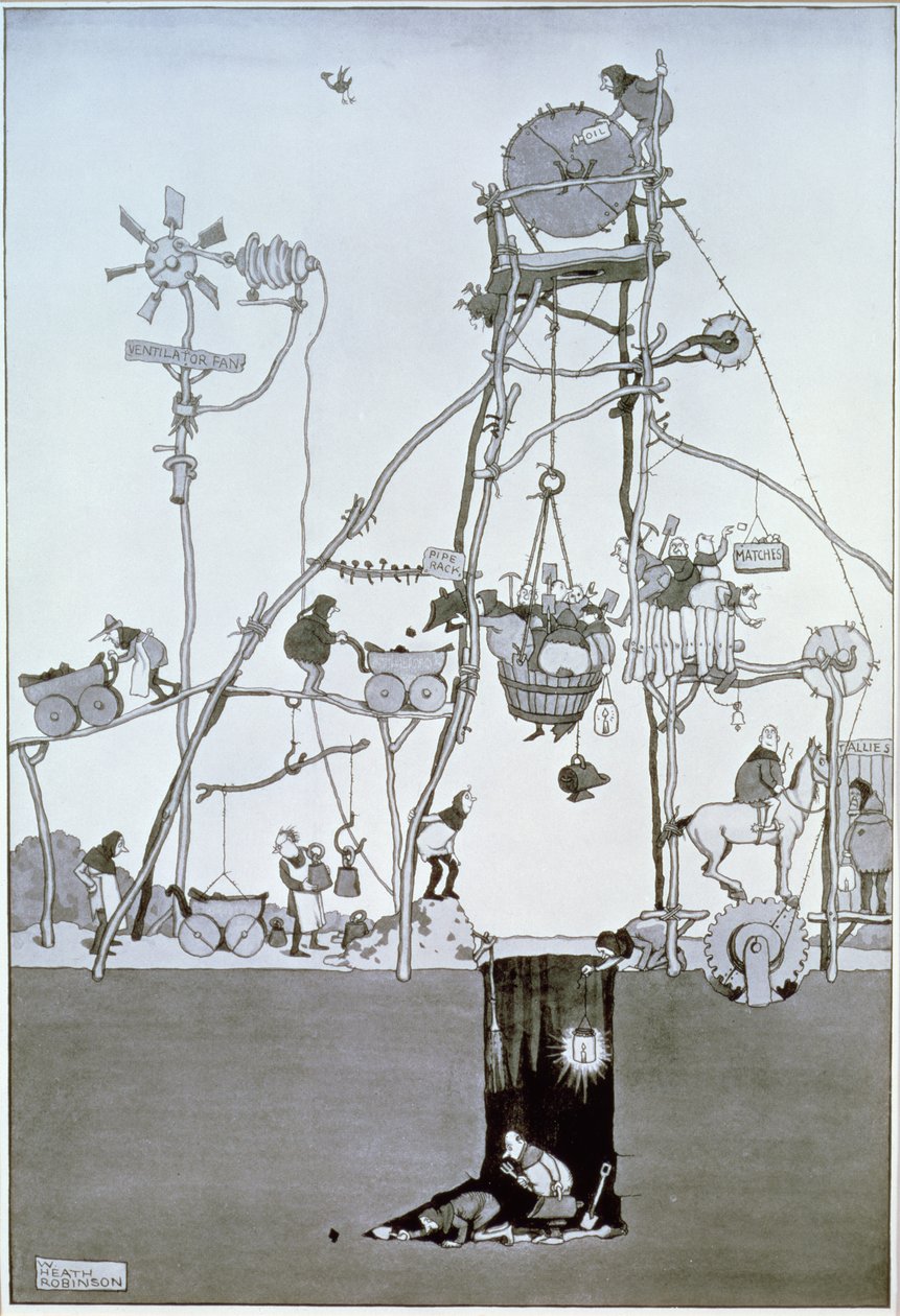 Cabeza de pozo de William Heath Robinson
