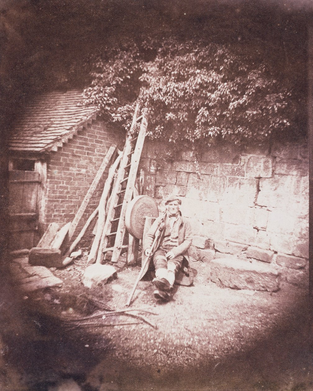 Hombre con muleta, 1844 de William Henry Fox Talbot
