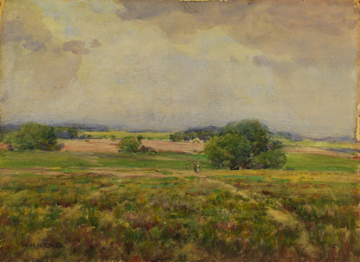 Sobre los campos de Maryland, s.f. de William Henry Holmes