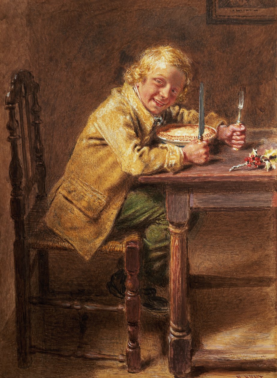 Pastel de Navidad de William Henry Hunt