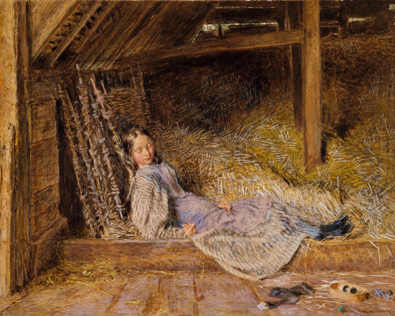 Sueño, c.1835-40 de William Henry Hunt
