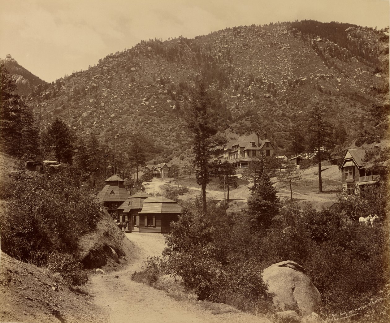 Hotel Iron Springs, Manitou de William Henry Jackson