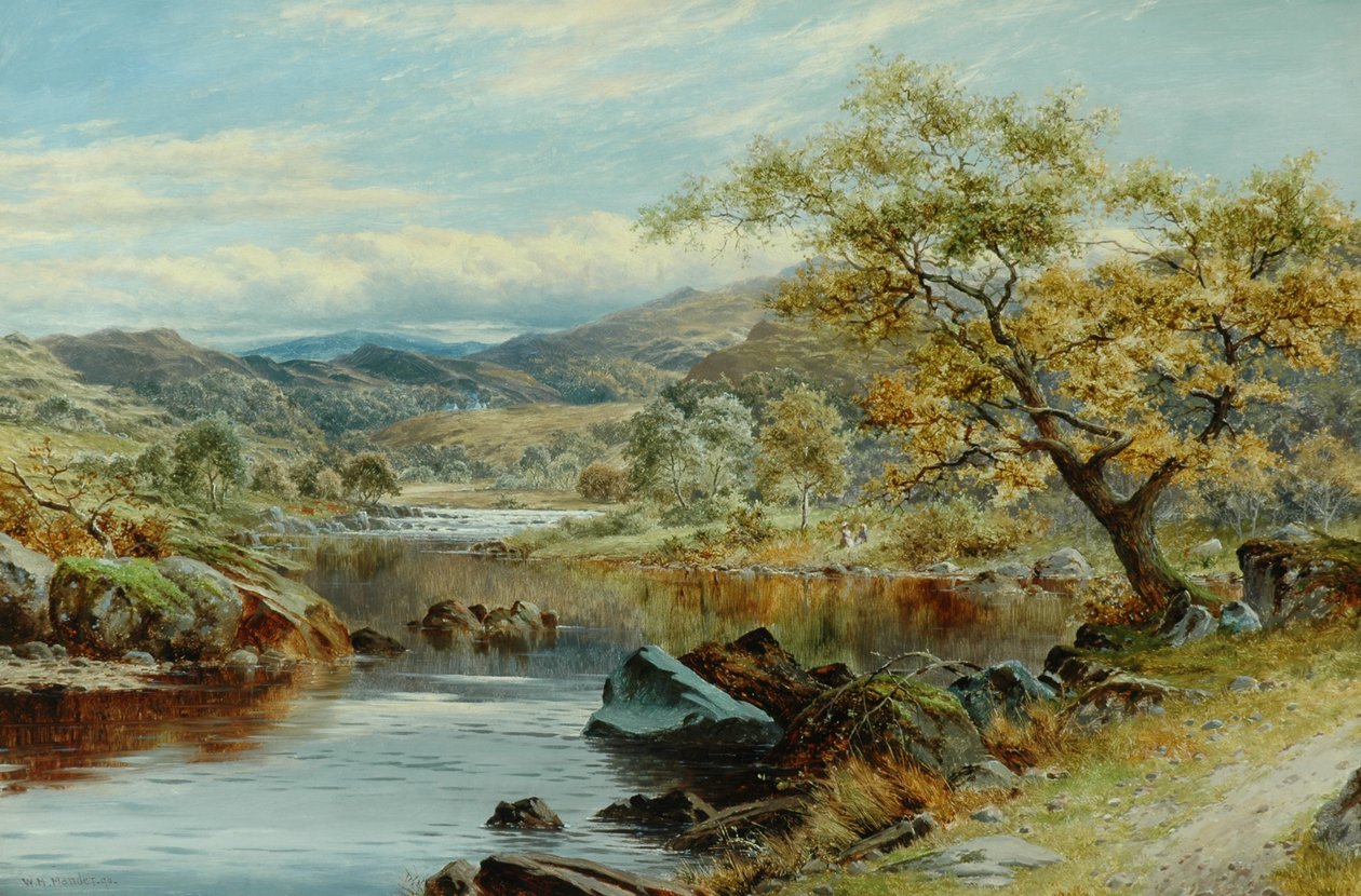 El Valle de Lledr, Capel Curig de William Henry Mander