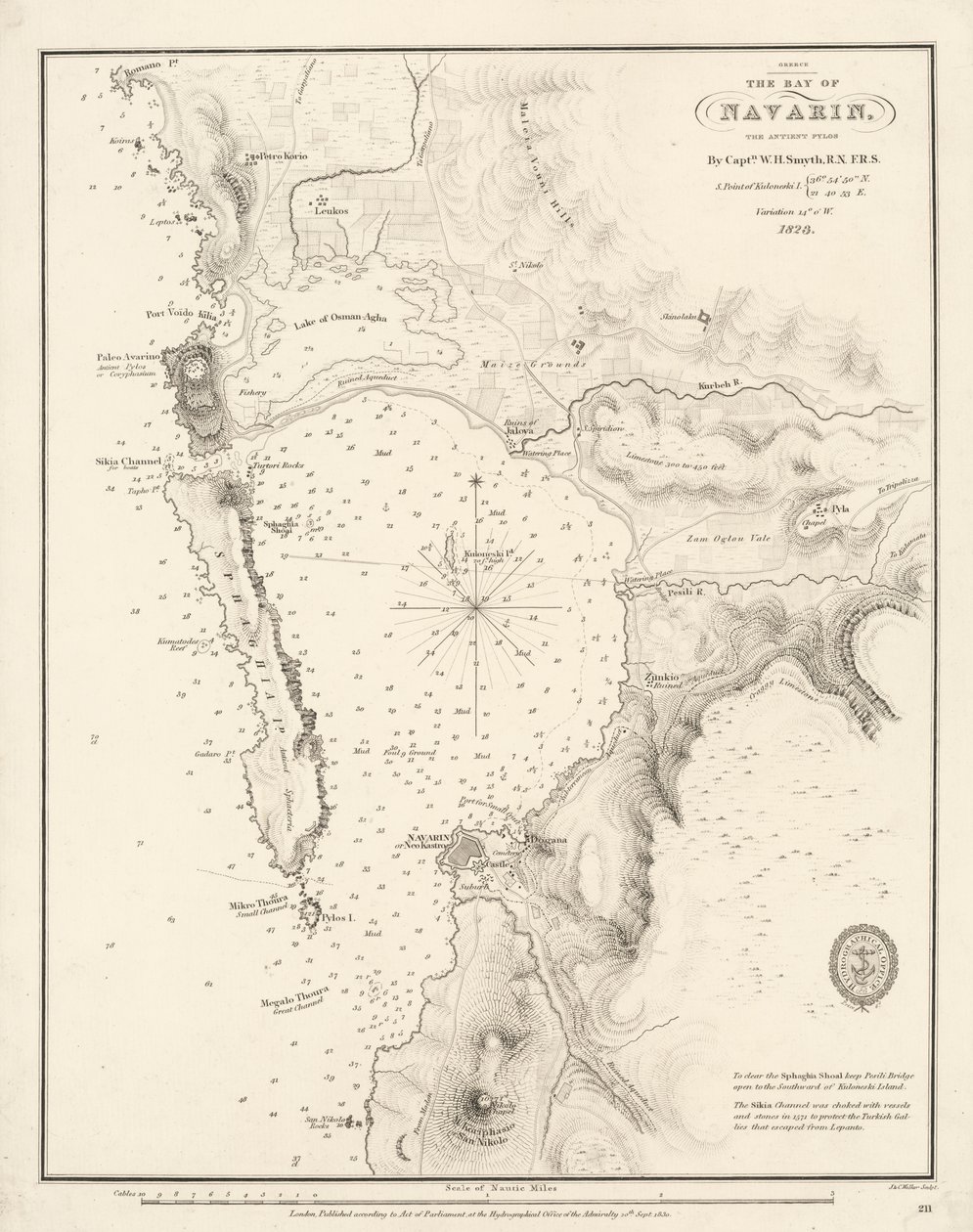 Bahía de Navarino de William Henry Smyth
