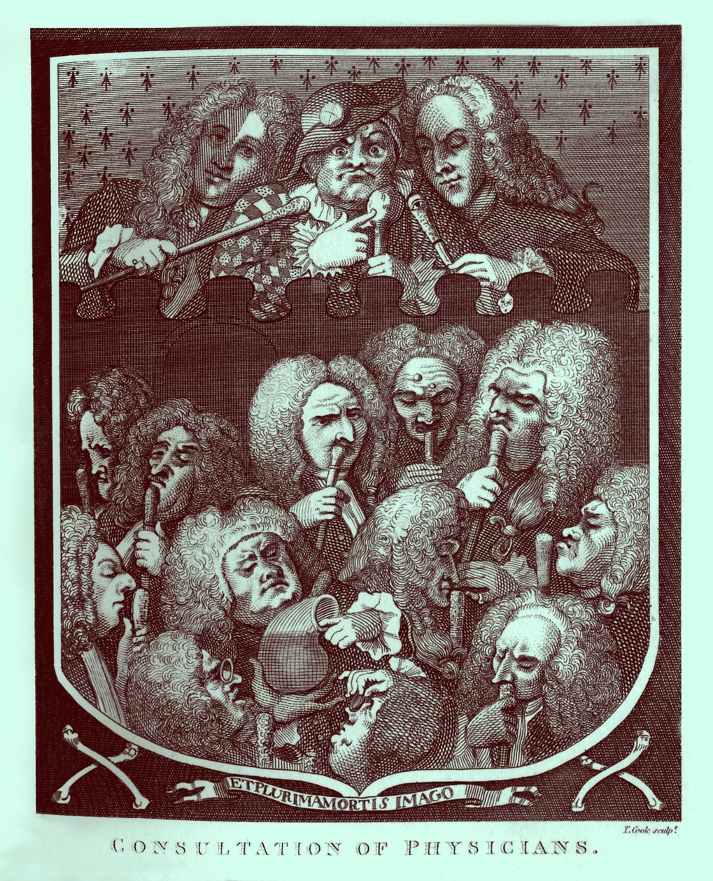 Consulta de médicos de William Hogarth
