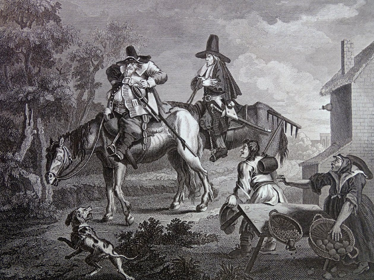 Frontispicio de "Hudibras" de Samuel Butler de William Hogarth