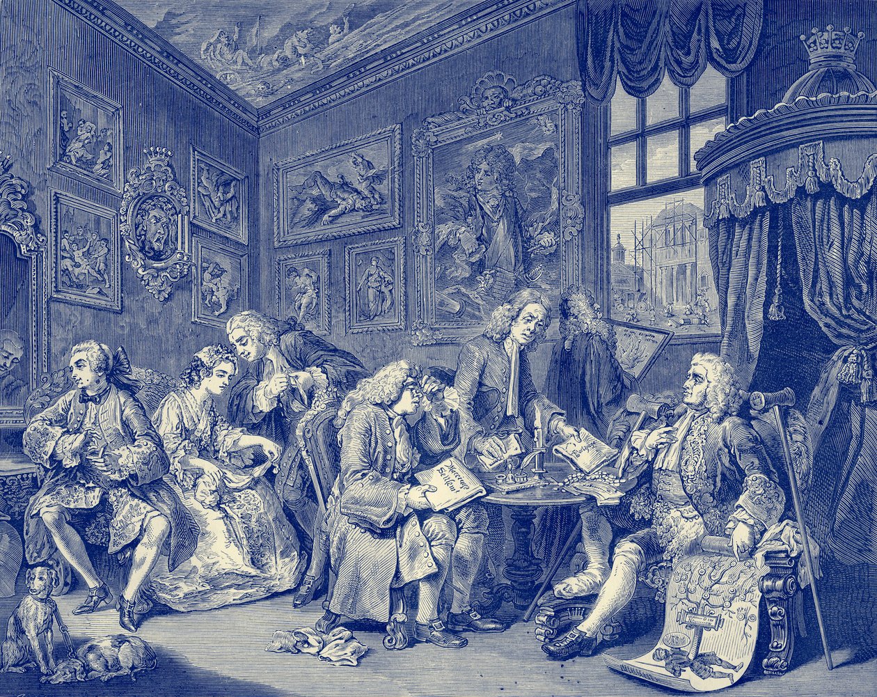 Matrimonio a la moda de William Hogarth de William Hogarth