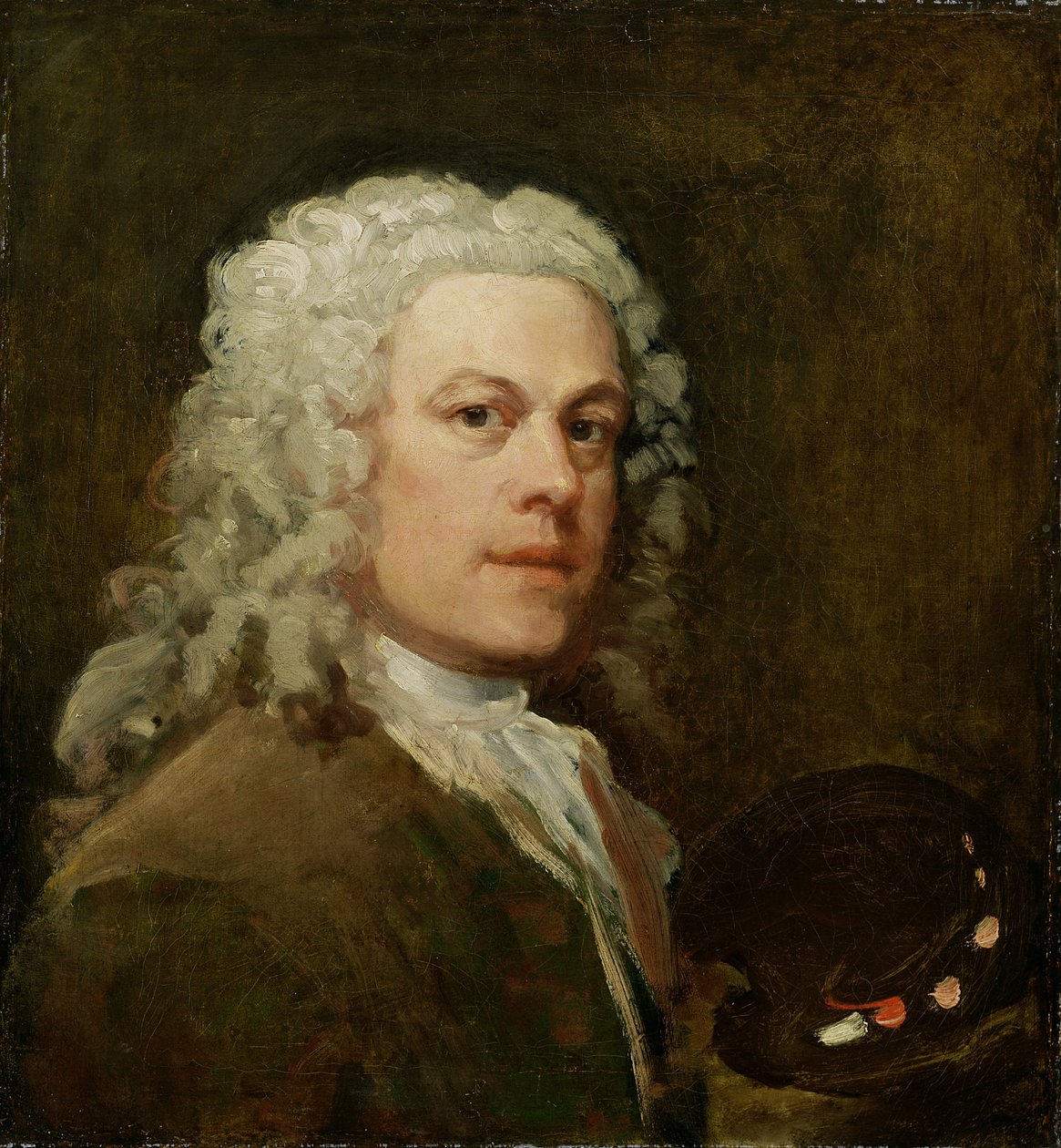 Autorretrato, c.1735-40 de William Hogarth
