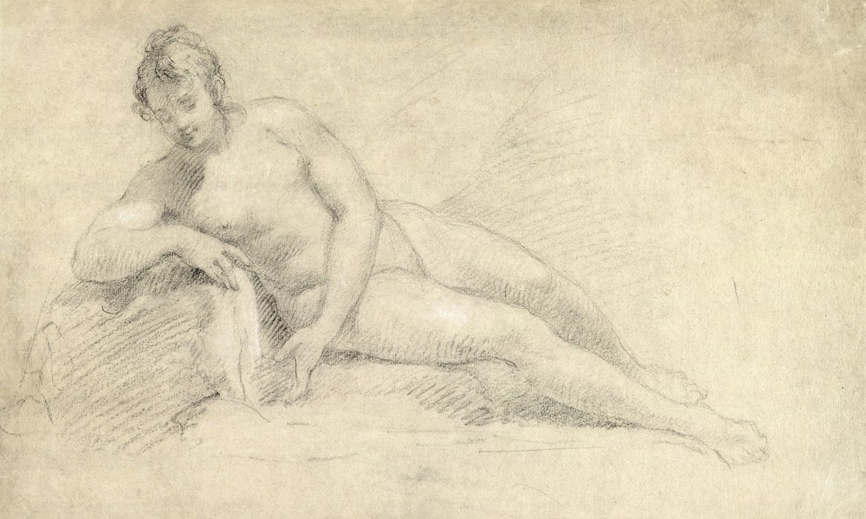 Estudio de un desnudo femenino de William Hogarth