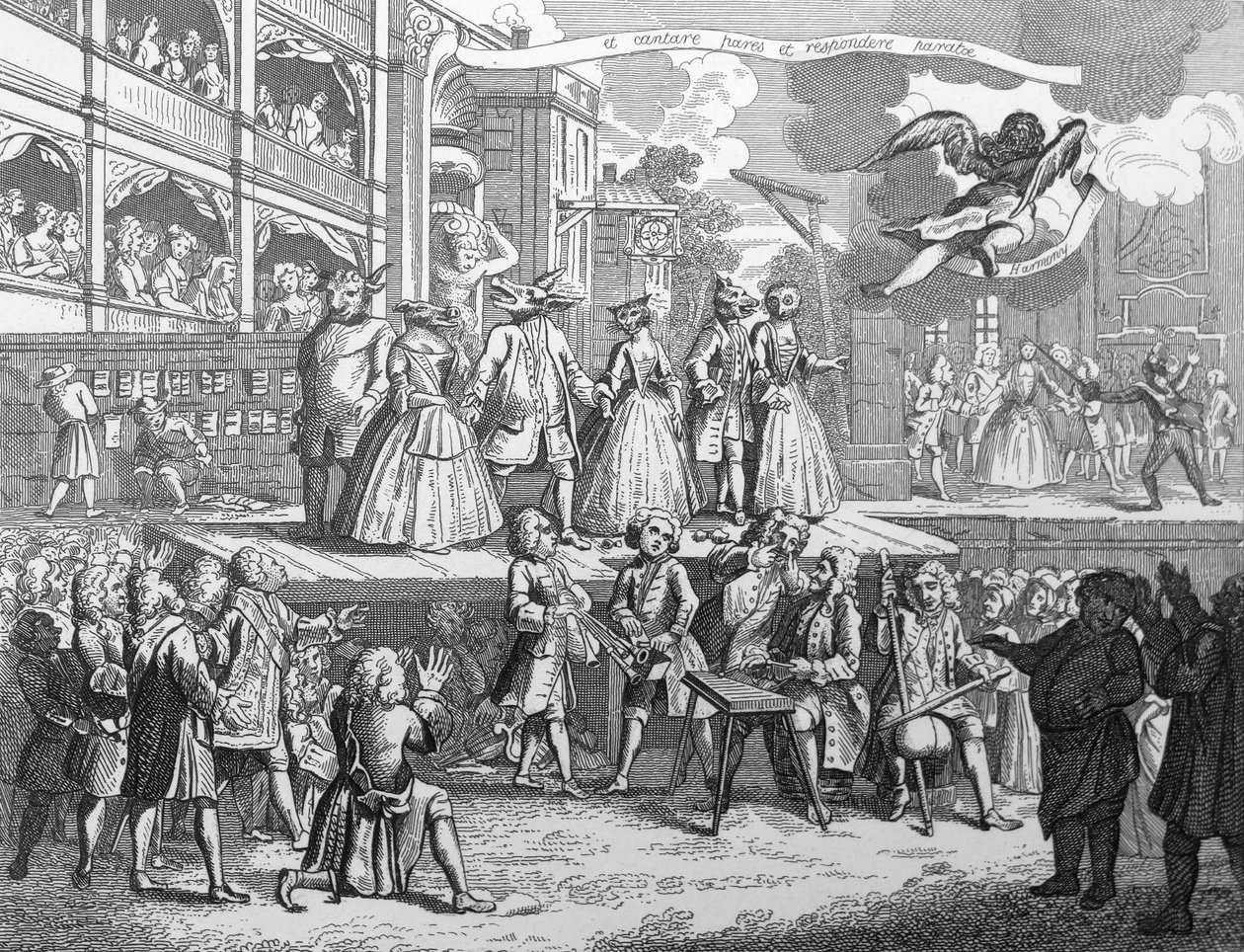 Las óperas del mendigo Cobre de William Hogarth