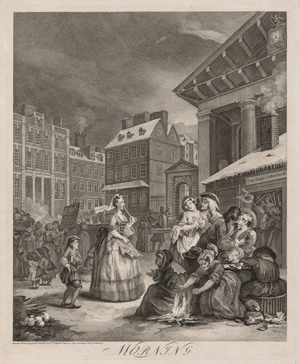 The Four Times of Day de William Hogarth