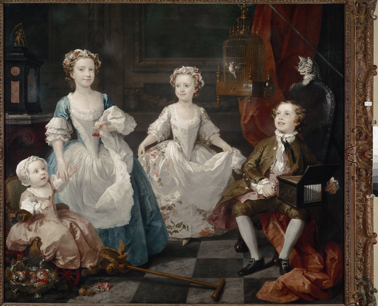 Los niños Graham de William Hogarth