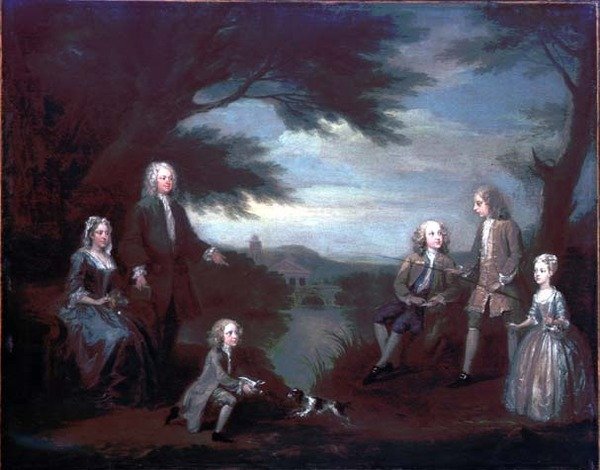 La familia Jeffreys de William Hogarth