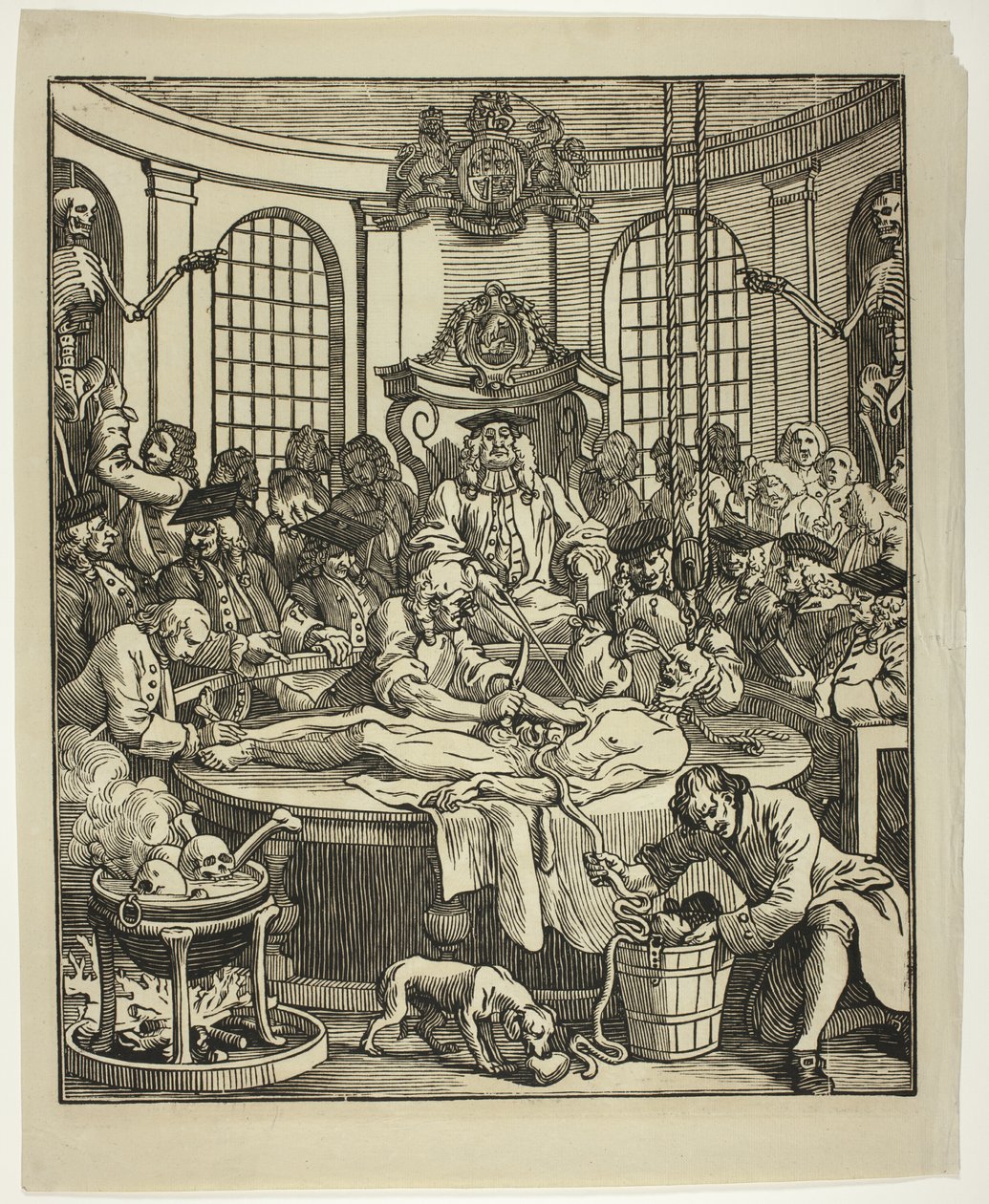La recompensa de la crueldad de William Hogarth