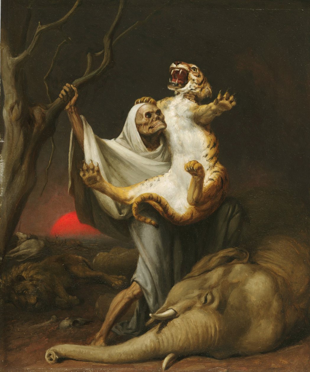 El poder de la muerte, c.1890 de William Holbrook Beard