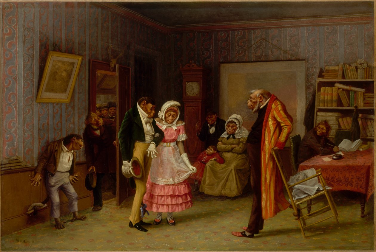 La fuga de los novios, 1877 de William Holbrook Beard