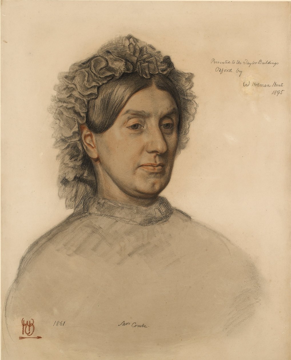 Sra. Thomas Combe 1806-1893, siglo XIX de William Holman Hunt