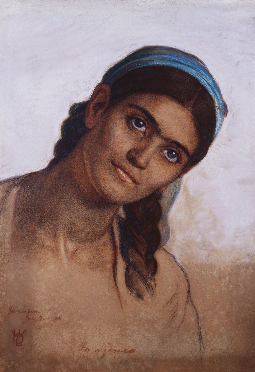 Estudio de una mujer siria, 1876 de William Holman Hunt