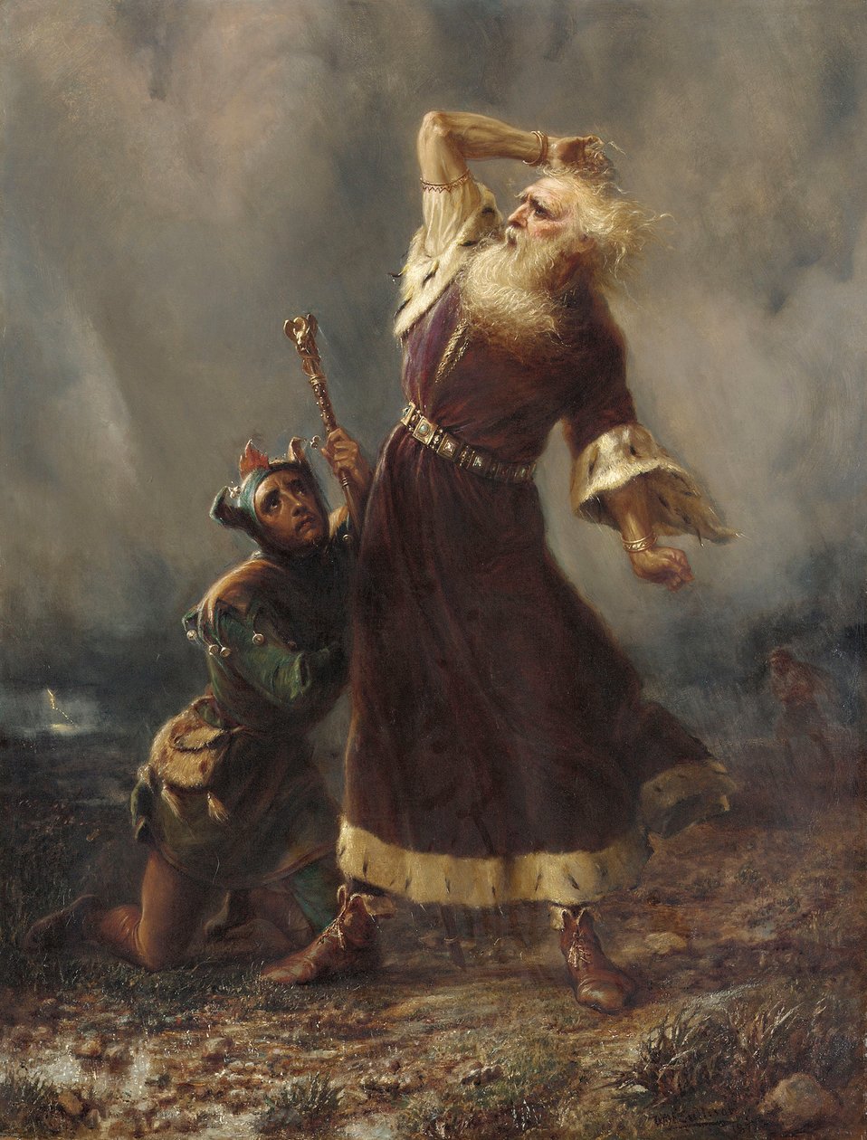 El rey Lear y el bufón de William Holmes Sullivan