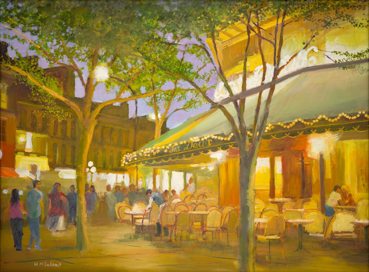 París en primavera (óleo sobre tabla) de William Ireland