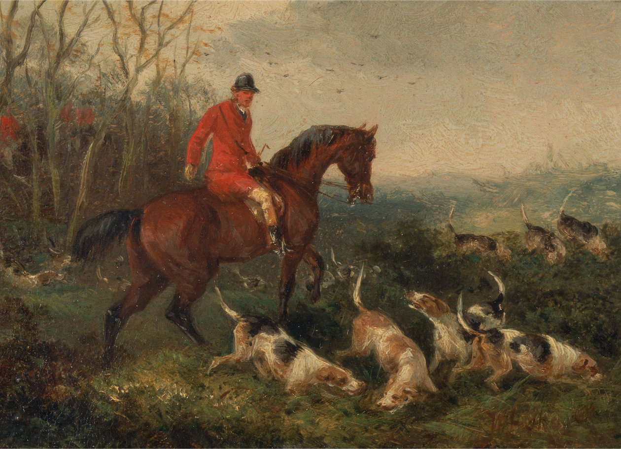 Caza del zorro: A cubierto de William J. Shayer