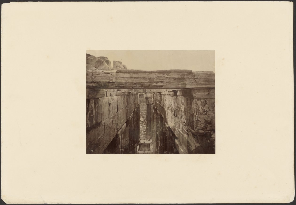 Pórtico occidental del Partenón de William J. Stillman