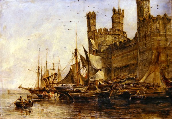 Castillo de Caernarvon de William Joseph J.C. Bond