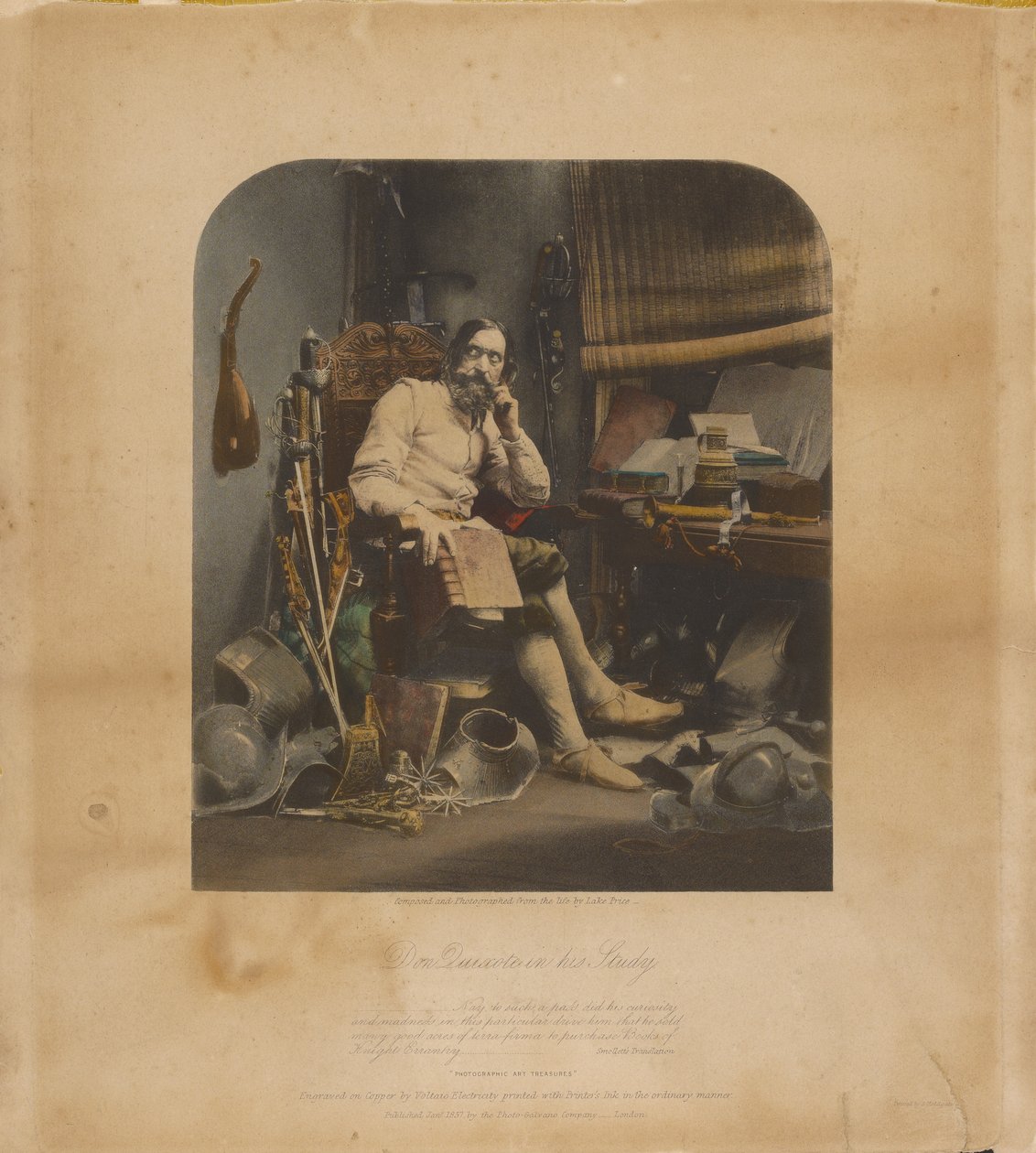 Don Quijote en su estudio de William Lake Price