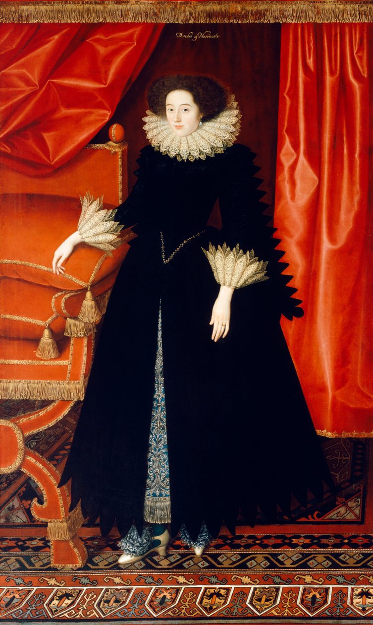 Elizabeth Bassett c.1615 (óleo sobre lienzo) de William Larkin