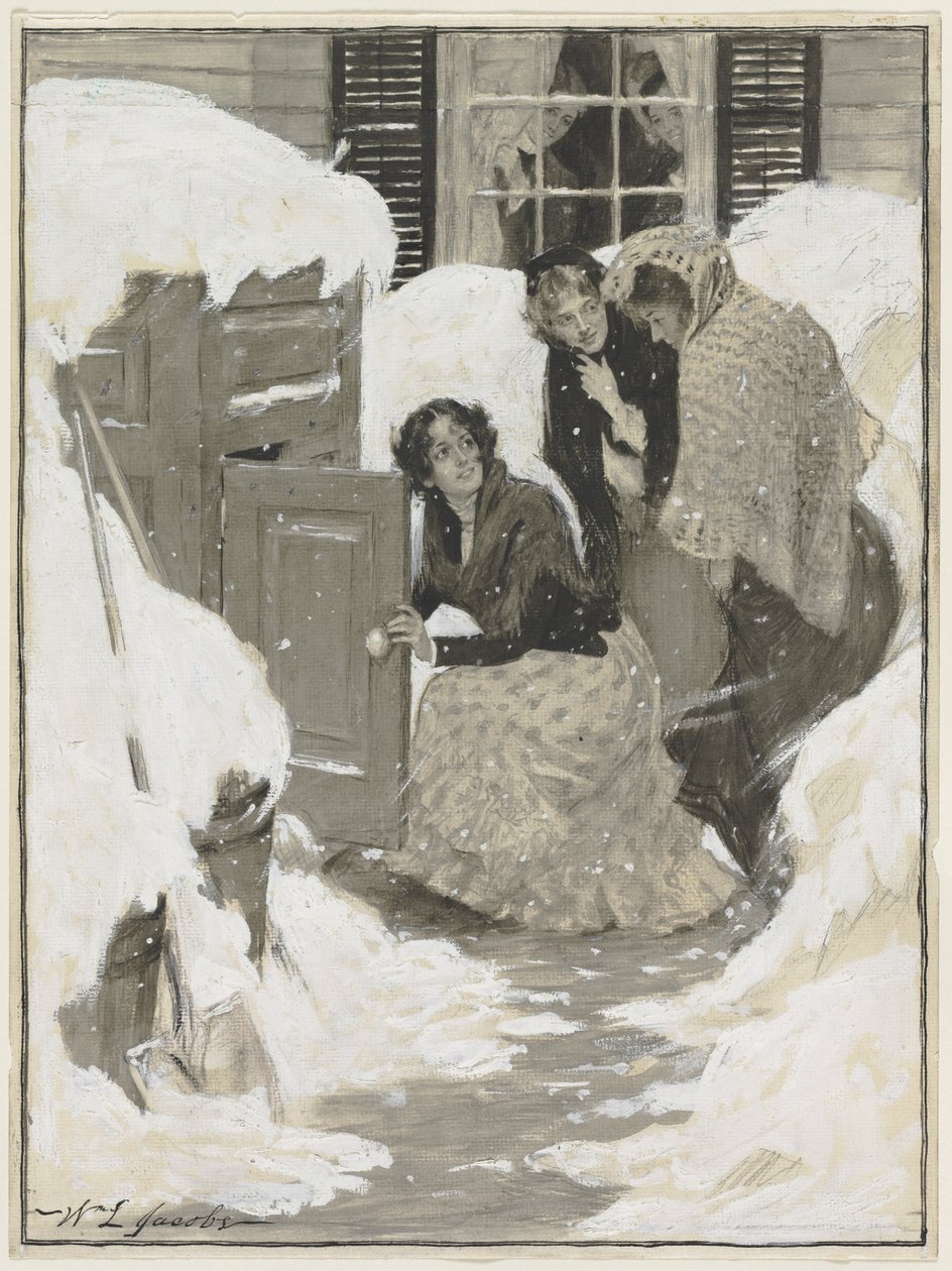 Boceto para una ilustración de libro de William Leroy Jacobs