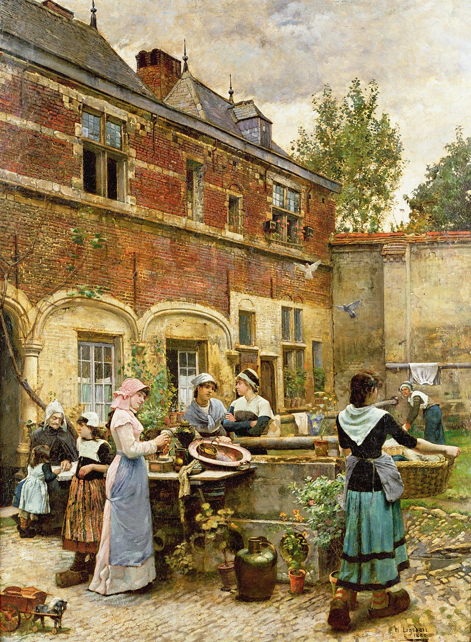 Casas de Beneficencia, Amberes, 1880 de William Logsdail