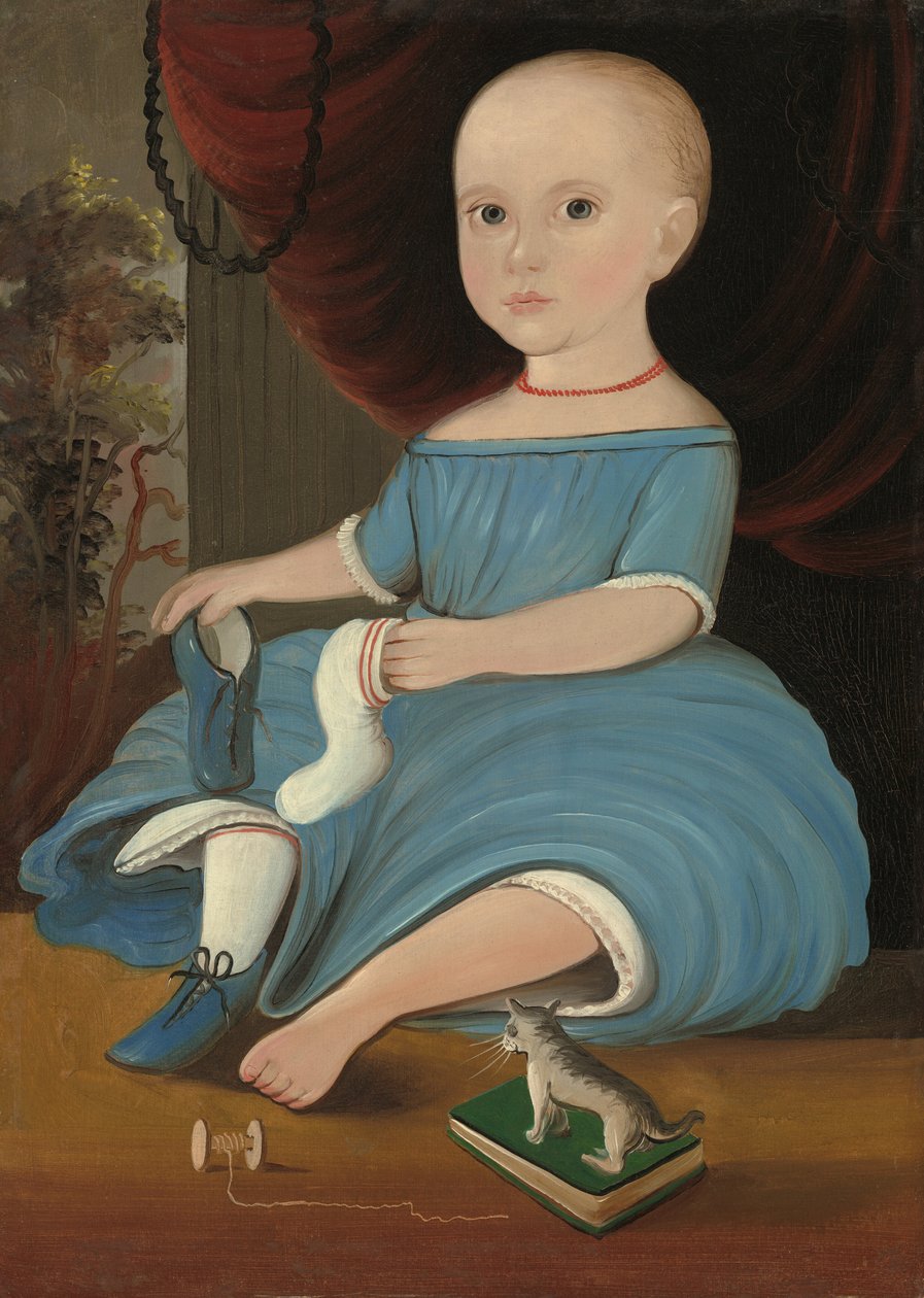 Bebé en Azul de William Matthew Prior