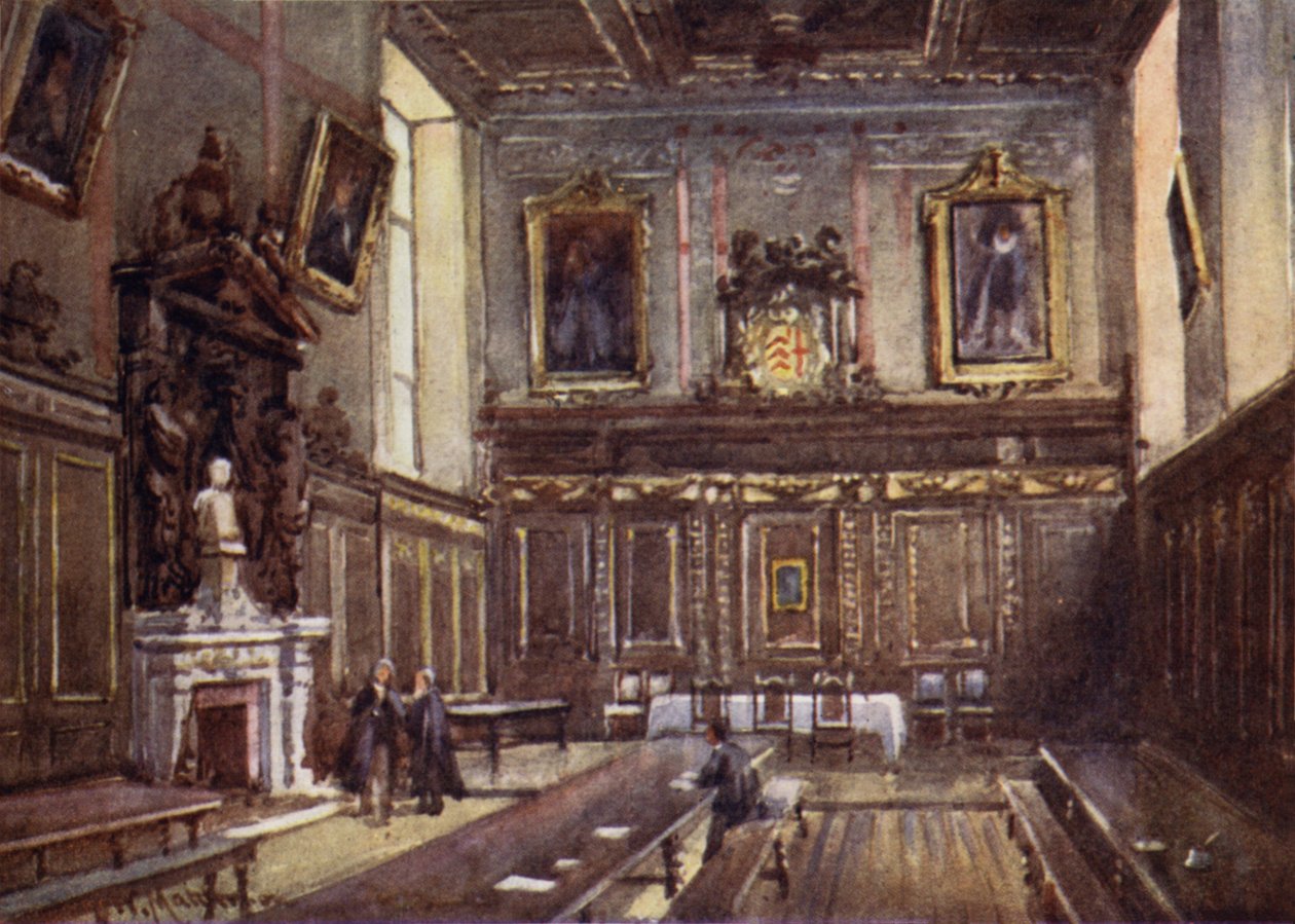 El Salón de Clare College de William Matthison