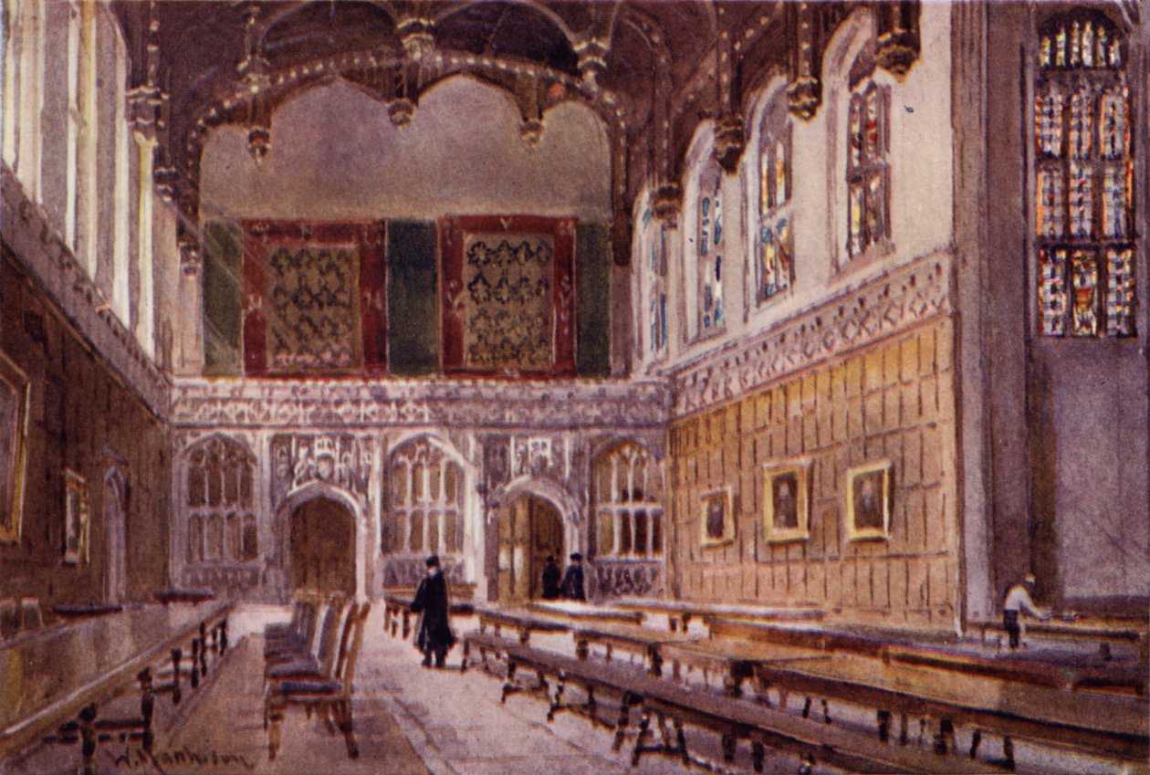 El Salón de Kings College de William Matthison