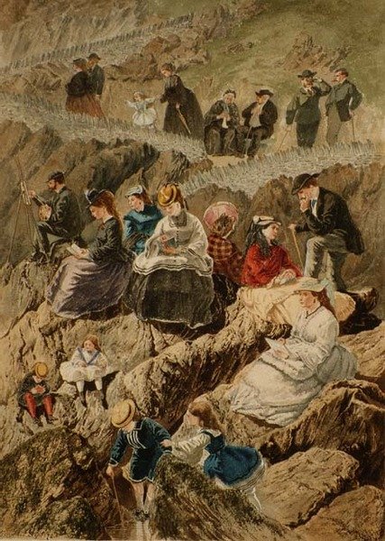 Visitantes en Ilfracombe, North Devon de William McConnell