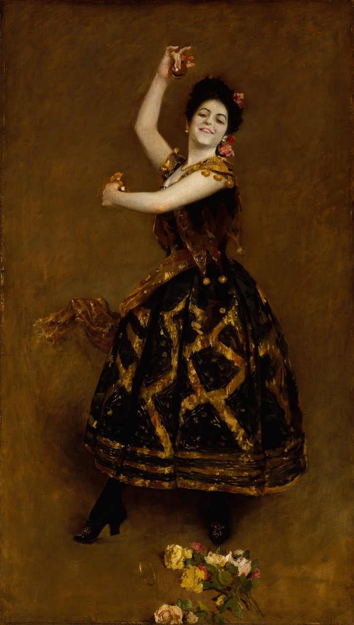 Carmencita, 1890 de William Merritt Chase