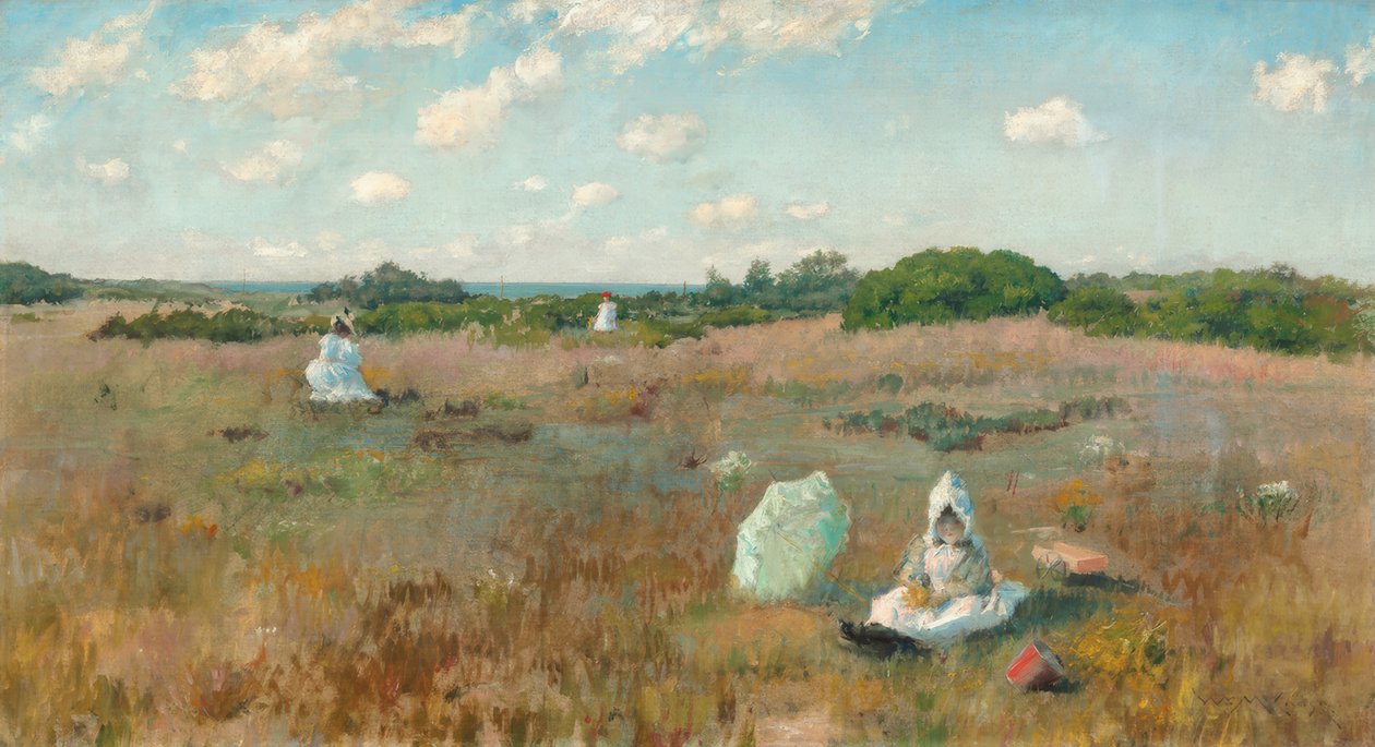 La recolección de flores de otoño de William Merritt Chase