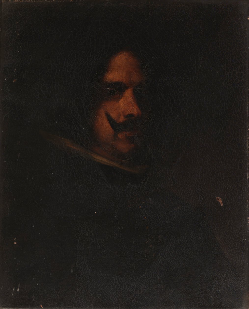 Cabeza de un hombre de William Merritt Chase