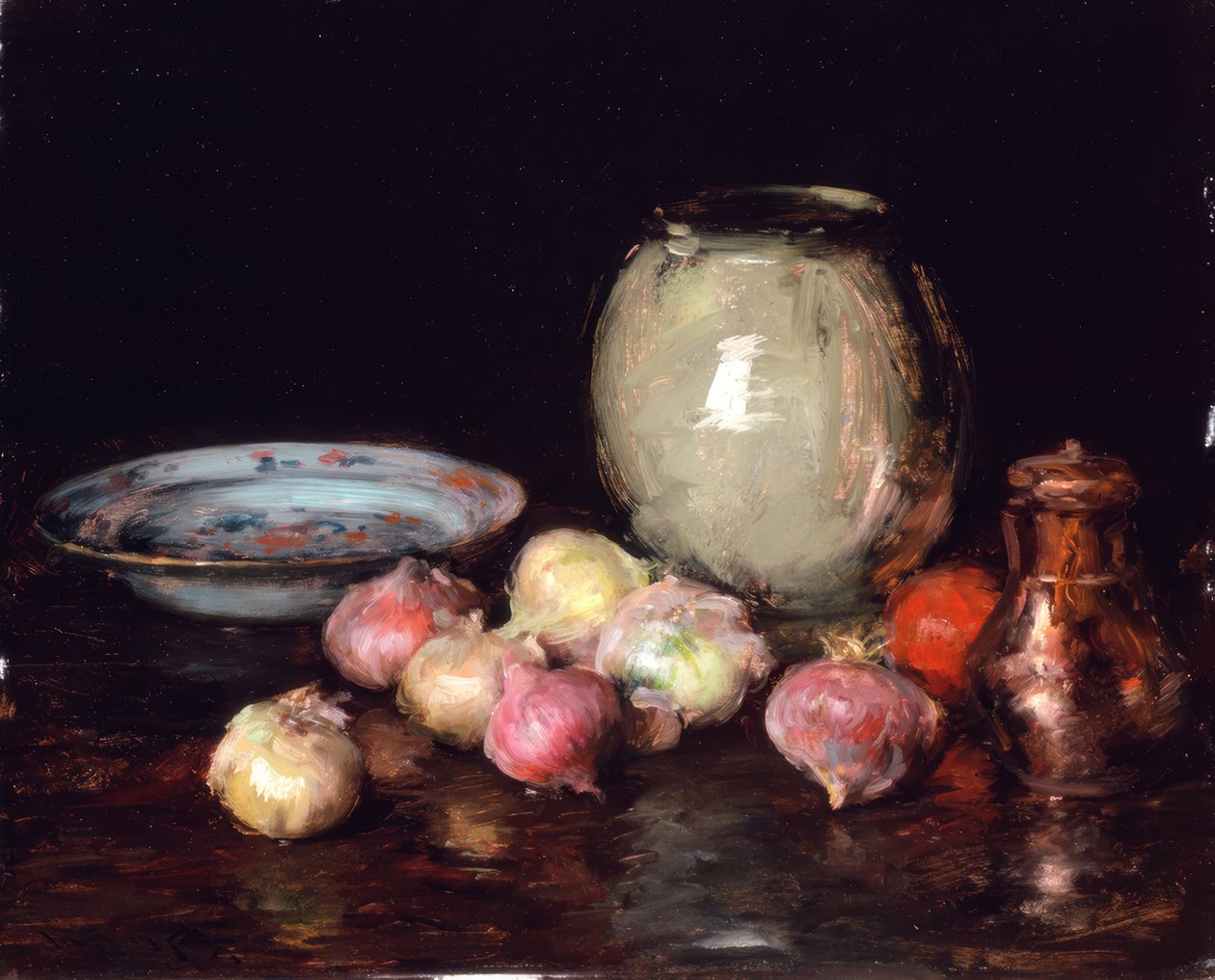 Solo cebollas de William Merritt Chase