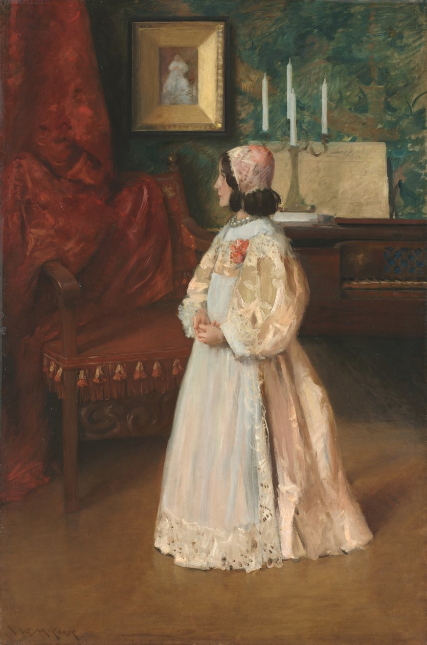 Retrato de mi hija Alice de William Merritt Chase