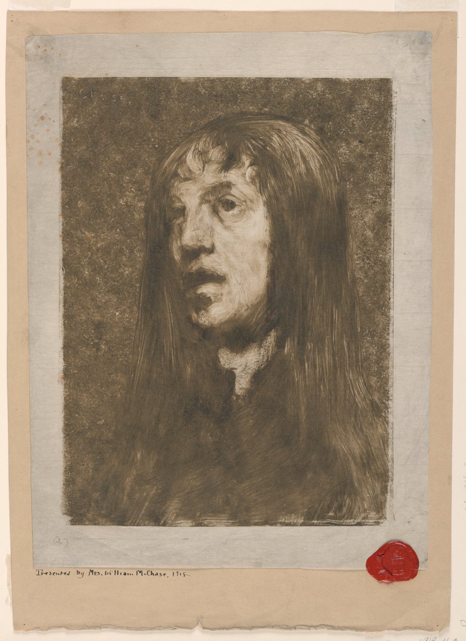 Retrato de una mujer de William Merritt Chase