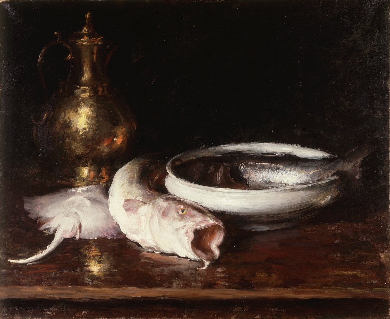 Naturaleza muerta, c.1913 (óleo sobre lienzo) de William Merritt Chase