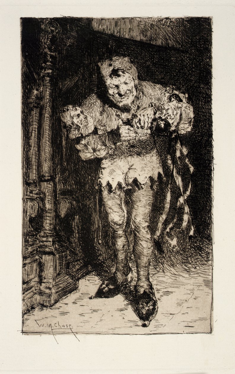 El bufón de la corte de William Merritt Chase