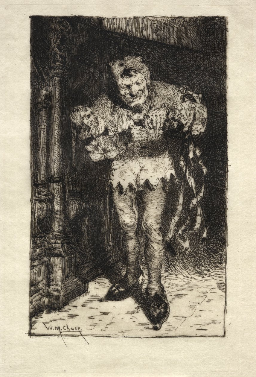 El bufón, c. 1890 de William Merritt Chase