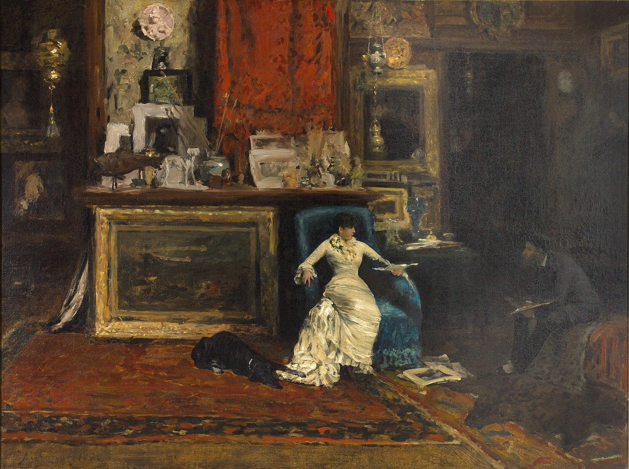 Estudio de la calle Diez de William Merritt Chase