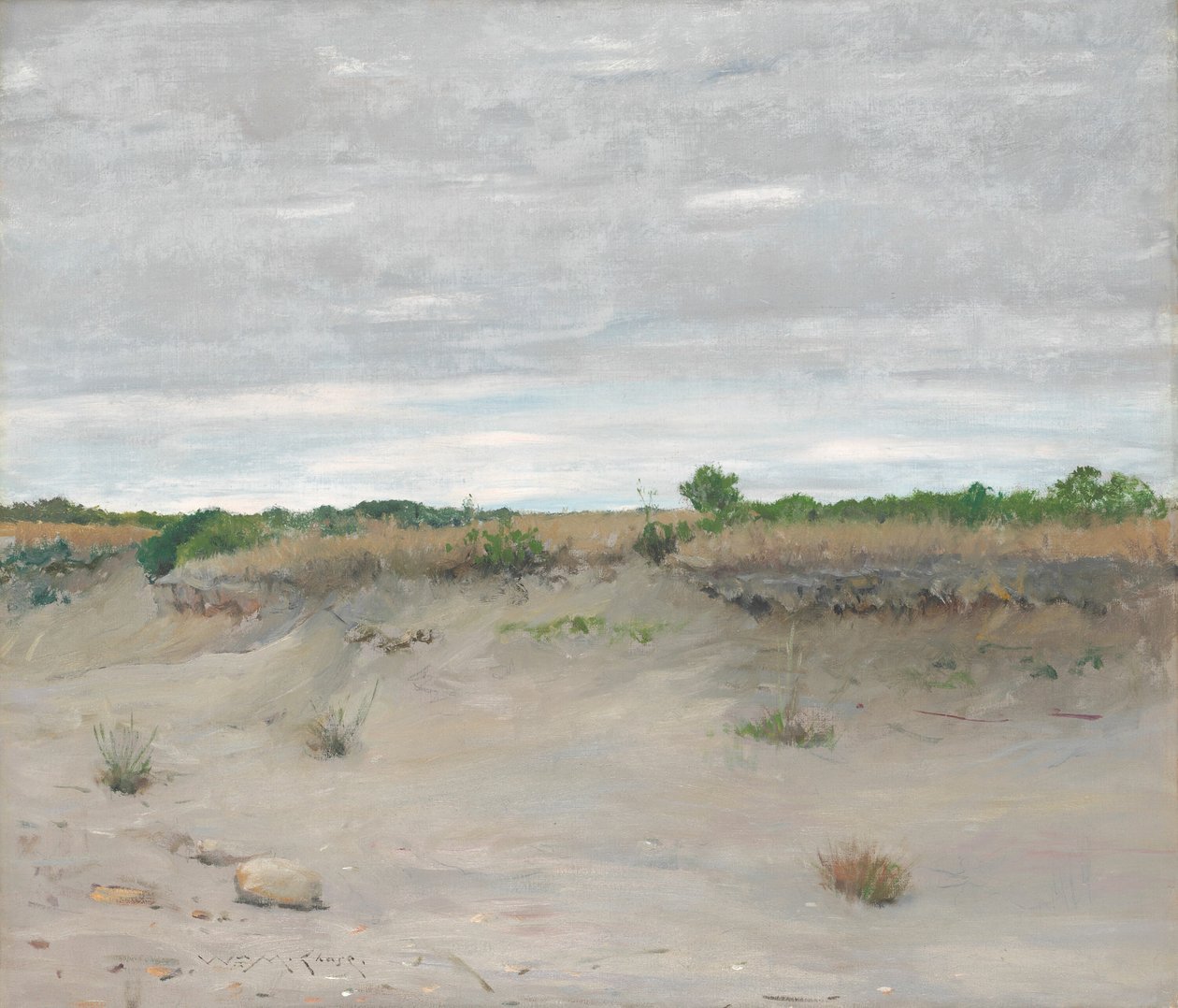 Arenas barridas por el viento, 1894 de William Merritt Chase