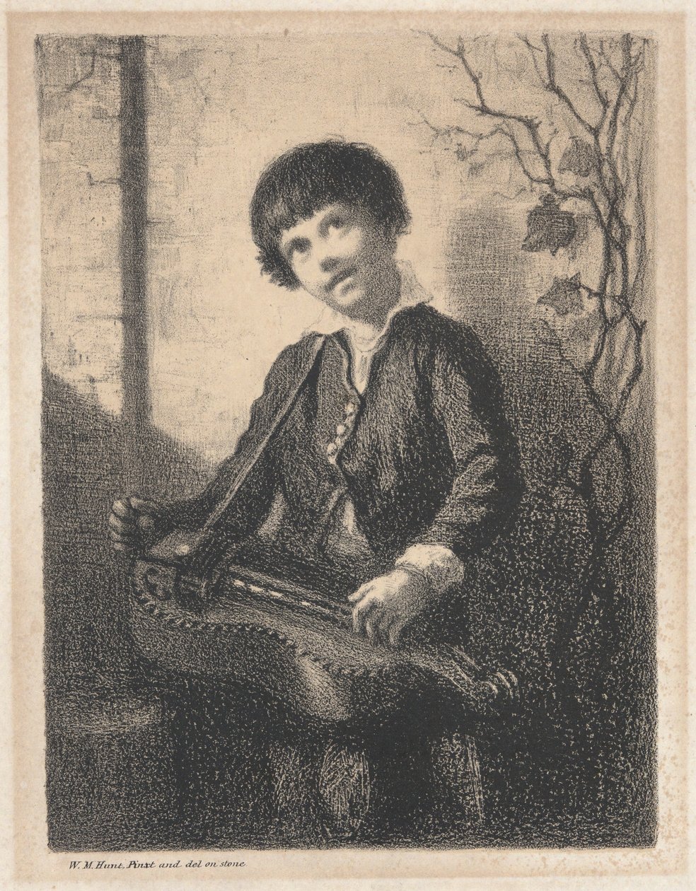 El niño Hurdy Gurdy de William Morris Hunt