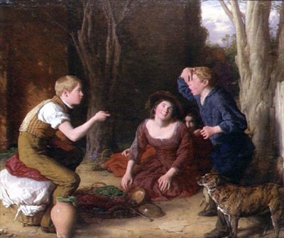 El Blanco, Disparando a una Cereza de William Mulready