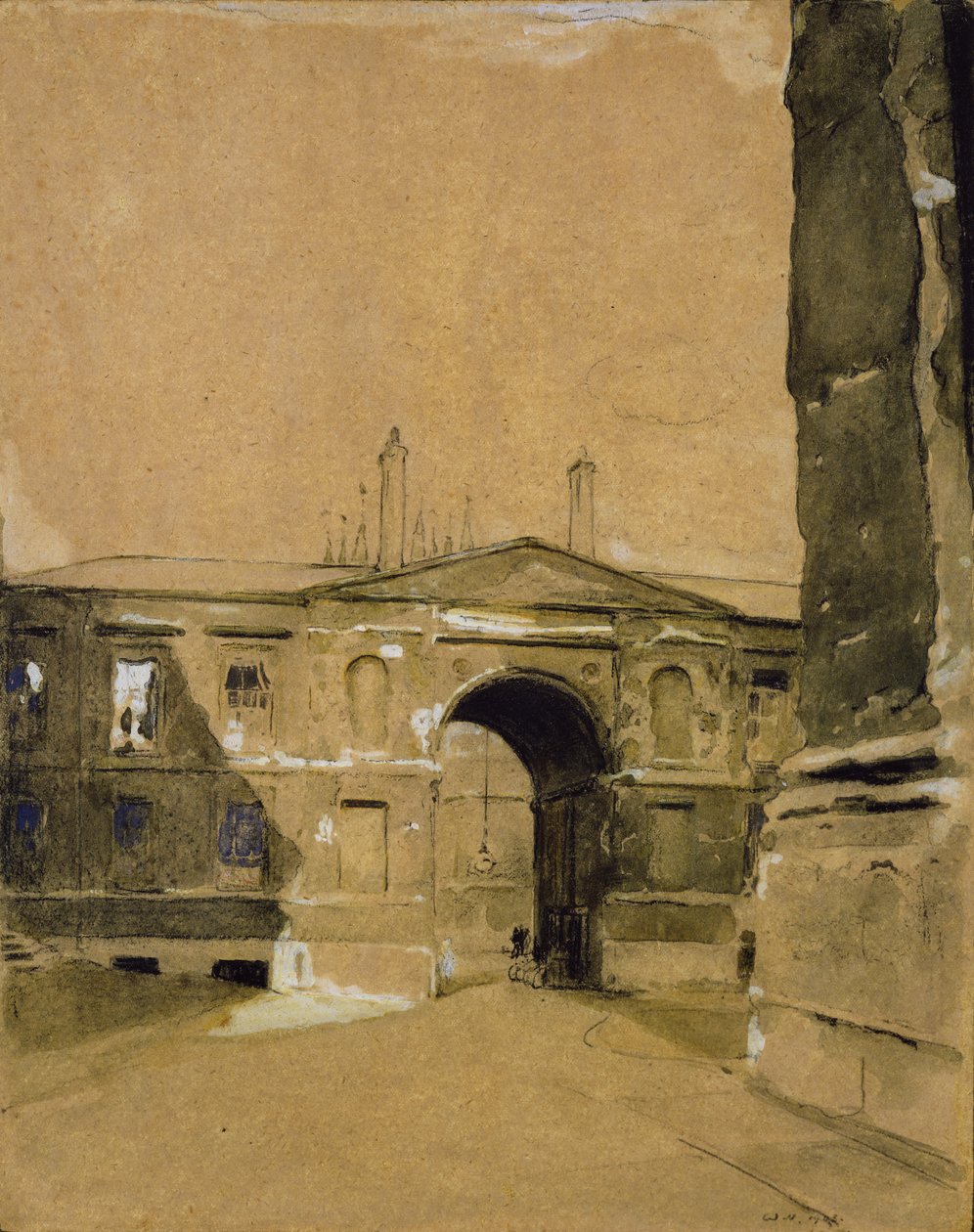 Canterbury Gate, Christ Church, Oxford de William Nicholson