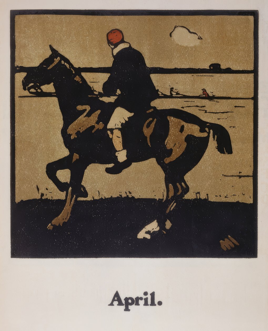 Carrera de caballos de William Nicholson